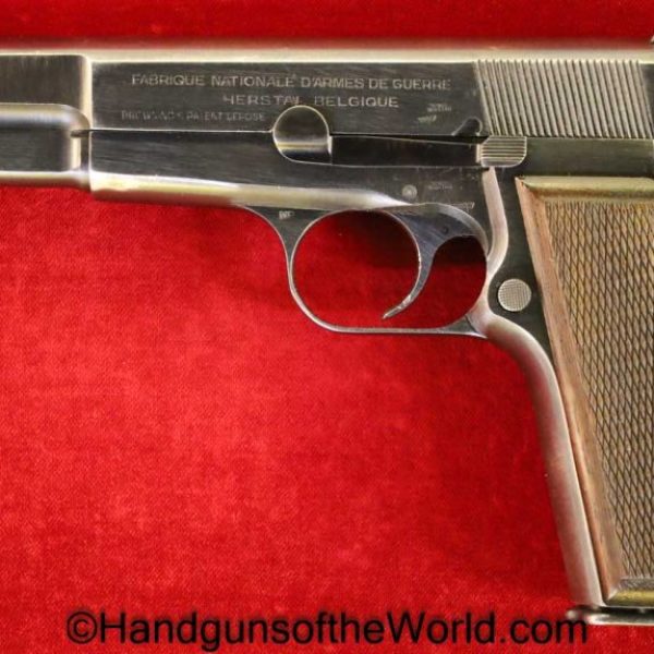 FN, Browning, High Power, 9mm, German, WWII, WW2, Germany, Handgun, Pistol, C&R, Collectible, Belgian, Belgium, Hi Power, Hi-Power, WaA140, WaA 140