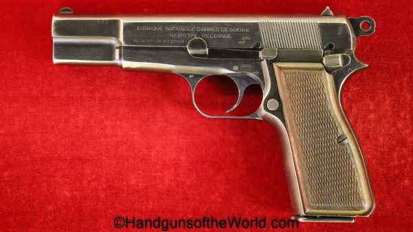 FN, Browning, High Power, 9mm, German, WWII, WW2, Germany, Handgun, Pistol, C&R, Collectible, Belgian, Belgium, Hi Power, Hi-Power, WaA140, WaA 140