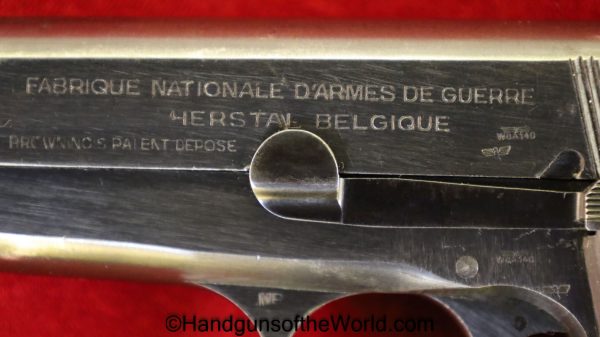 FN, Browning, High Power, 9mm, German, WWII, WW2, Germany, Handgun, Pistol, C&R, Collectible, Belgian, Belgium, Hi Power, Hi-Power, WaA140, WaA 140