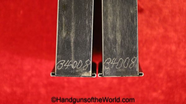 FN Browning High Power, 9mm, West German Police Issue with 2 Matching Magazines Rig - Image 14