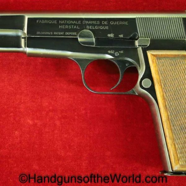FN, Browning, High Power, 9mm, West German, Police, 2 Matching Magazines, Rig, 2 Matching Mags, Handgun, Pistol, C&R, Collectible, German, West Germany