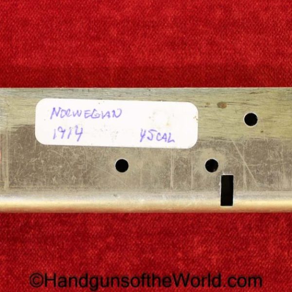 Norwegian, 1914, .45acp, Magazine, Clip, Mag, Original, Collectible, 1911, Norway, Handgun, Pistol, 45, .45, acp, auto, Hand gun, Vintage, Real, 1912