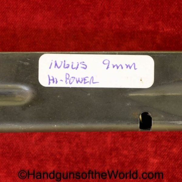 Inglis, High Power, 9mm, Magazine, Clip, Mag, Original, Collectible, Canada, Canadian, Handgun, Pistol, Hand gun, Hi Power, Hi-Power, High, Power, WWII