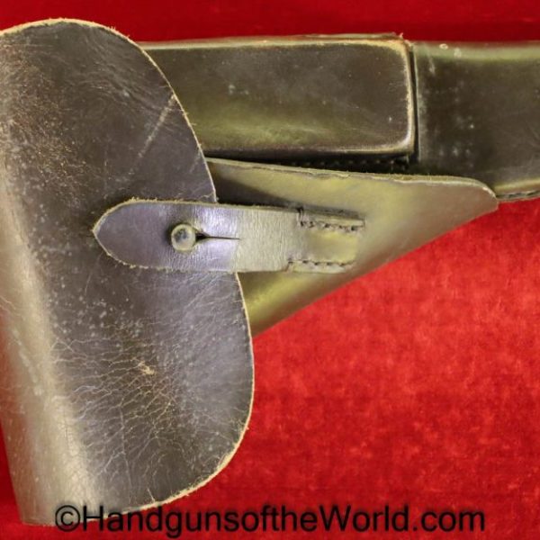 FN, Browning, High Power, Holster, German, Late War, brown, leather, breakaway, pattern, Germany, WWII, CLC44, WaA866, Original, Collectible, WW2, 1944, 44