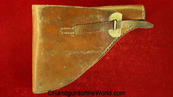 FN, 1922, Browning, Holster, Brown, leather, #159298, 159298, Original, Collectible, Handgun, Pistol, Hand gun, Cleaning Rod Slot, Vintage, Real