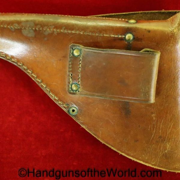 FN, 1922, Browning, Holster, Brown, leather, #159298, 159298, Original, Collectible, Handgun, Pistol, Hand gun, Cleaning Rod Slot, Vintage, Real