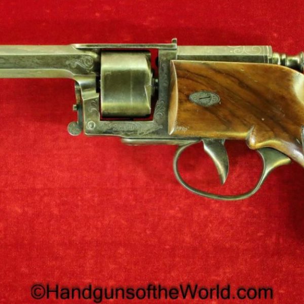 Dreyse, 1861, Kufahl, Needlefire, Revolver, 39.4 1/2, Caliber, Needle Fire, Model, German, Germany, Handgun, Antique, Collectible, Non-FFL, Non FFL