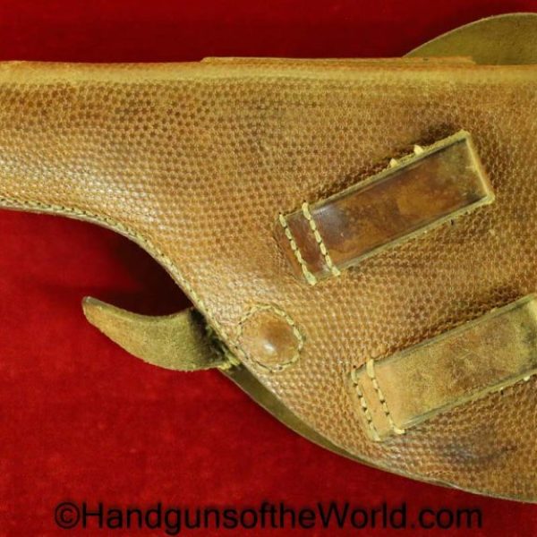 Husqvarna, 1907, Holster, FN, Browning, 1903, Original, Collectible, Sweden, Swedish, Brown, Leather, Pebble Grain, Handgun, Pistol, Hand gun