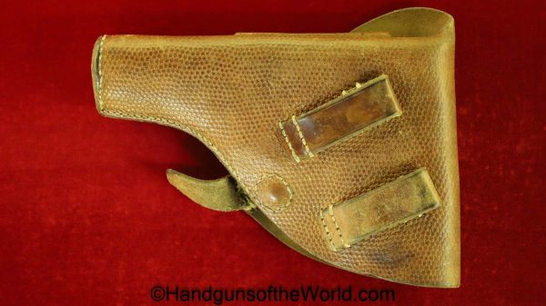 Husqvarna, 1907, Holster, FN, Browning, 1903, Original, Collectible, Sweden, Swedish, Brown, Leather, Pebble Grain, Handgun, Pistol, Hand gun