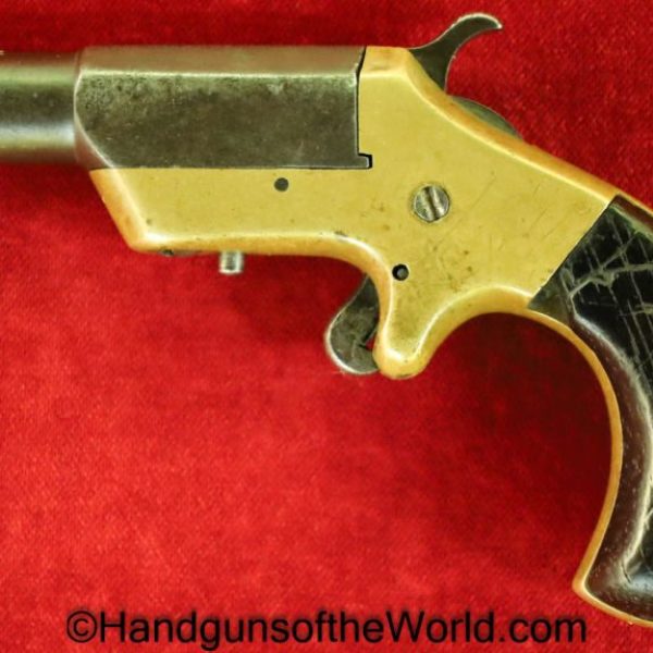 Marlin, Victor, .38, Single Shot, Derringer, Handgun, Antique, Non-FFL, Non FFL, 38, .38RF, 38RF, RF, American, Americana, USA, America, Hand gun