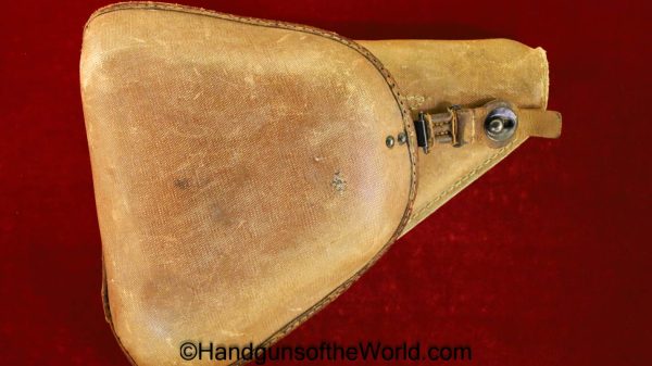 Nambu, Type 14, Holster, Late War, Rubberized canvas, Handgun, Pistol, Original, Collectible, Type, 14, WWII, WW2, Japan, Japanese, Vintage