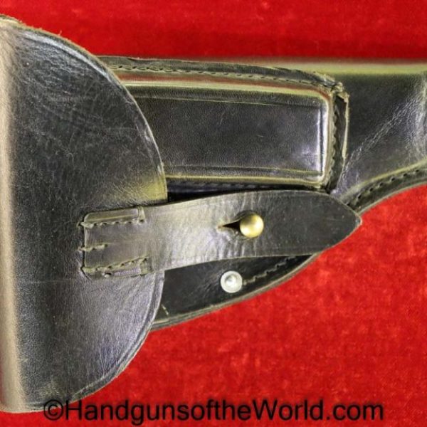 Sauer, 1930, Behorden, Holster, 1939, General purpose, pattern, black, leather, Kern Klager & Cie, Berlin, Police, Original, Collectible, German, Germany