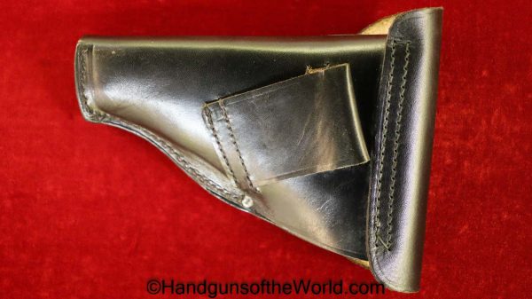 Sauer, 1930, Behorden, Holster, 1939, General purpose, pattern, black, leather, Kern Klager & Cie, Berlin, Police, Original, Collectible, German, Germany