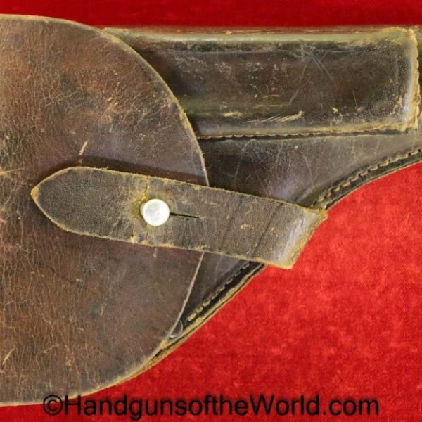 Unique, Kriegsmodell, 17, Holster, Model, 17, Kriegsmodel, Brown, Leather, German, WaAD20, WaA D20, Germany, WWII, WW2, France, French, Model 17