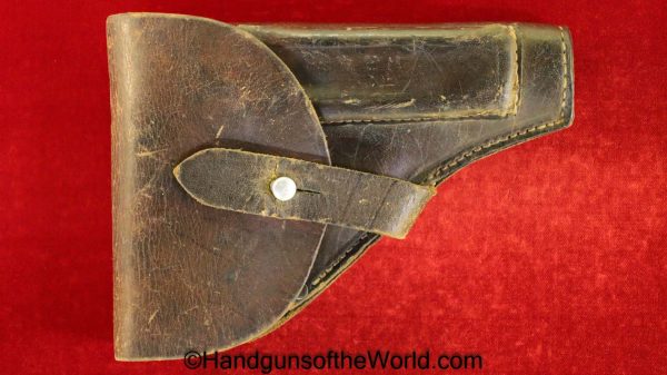 Unique, Kriegsmodell, 17, Holster, Model, 17, Kriegsmodel, Brown, Leather, German, WaAD20, WaA D20, Germany, WWII, WW2, France, French, Model 17