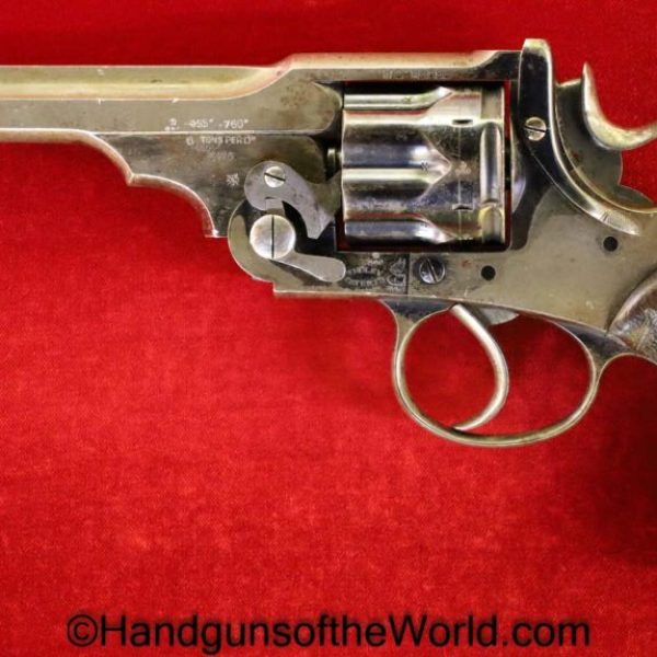 Webley, WG, .455, Inscribed, with Provenance, Handgun, Revolver, Antique, Non-FFL, Non FFL, Collectible, 455, British, English, UK, Early, Stringer