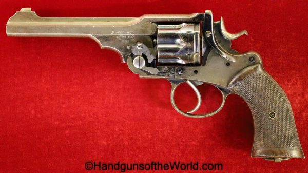 Webley, WG, .455, Inscribed, with Provenance, Handgun, Revolver, Antique, Non-FFL, Non FFL, Collectible, 455, British, English, UK, Early, Stringer