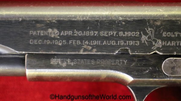 Colt, 1911, .45acp, US, Army, 1918, Handgun, Pistol, C&R, Collectible, 45, .45, acp, auto, Hand gun, WWI, WW1, American, America, Americana, USA