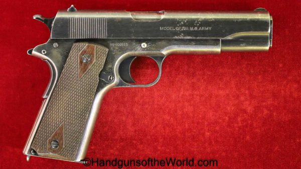 Colt, 1911, .45acp, US, Army, 1918, Handgun, Pistol, C&R, Collectible, 45, .45, acp, auto, Hand gun, WWI, WW1, American, America, Americana, USA