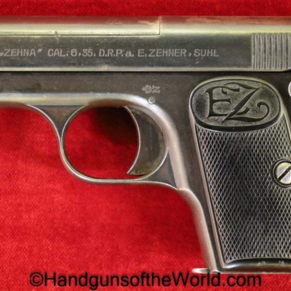 Zehner, Zehna, 6.35mm, German, Germany, Handgun, Pistol, C&R, Collectible, 6.35, 25, .25, acp, auto, VP, Vest Pocket, Hand gun, 2nd, Variant, Variation