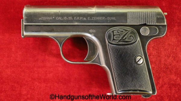 Zehner, Zehna, 6.35mm, German, Germany, Handgun, Pistol, C&R, Collectible, 6.35, 25, .25, acp, auto, VP, Vest Pocket, Hand gun, 2nd, Variant, Variation