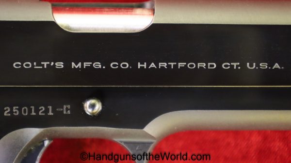 Colt, Government, .45acp, Connecticut State Guard, Mint, in Box, Boxed, CT, State Guard, 1911, 1911A1, Handgun, Pistol, C&R, Collectible, 1951, 45, .45