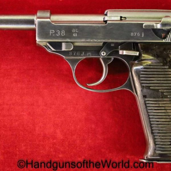 Walther, P-38, AC41, 9mm, German, WWII, WW2, Germany, Handgun, Pistol, C&R, Collectible, P38, P.38, P 38, AC, 41, 1941, AC 41, AC-41, 3rd, Variation