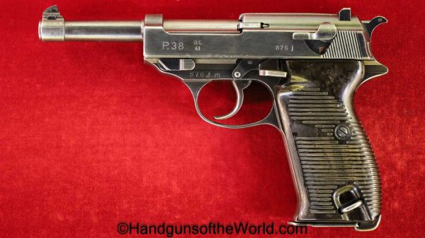 Walther, P-38, AC41, 9mm, German, WWII, WW2, Germany, Handgun, Pistol, C&R, Collectible, P38, P.38, P 38, AC, 41, 1941, AC 41, AC-41, 3rd, Variation