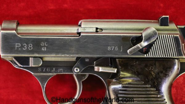 Walther, P-38, AC41, 9mm, German, WWII, WW2, Germany, Handgun, Pistol, C&R, Collectible, P38, P.38, P 38, AC, 41, 1941, AC 41, AC-41, 3rd, Variation