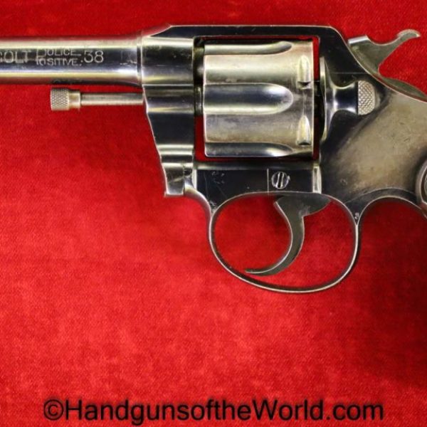 Colt, Police Positive, .38, Built in 1910, 1910, Handgun, Revolver, C&R, Collectible, USA, American, Americana, America, USA, 38, LC, Police, Positive