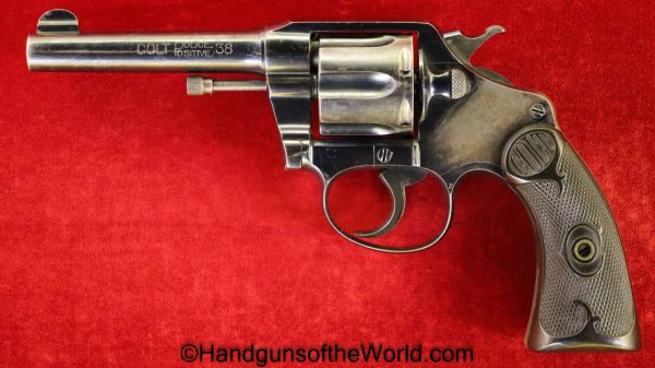 Colt, Police Positive, .38, Built in 1910, 1910, Handgun, Revolver, C&R, Collectible, USA, American, Americana, America, USA, 38, LC, Police, Positive