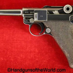 Luger, P.08, Mauser, 42-1940, 9mm, German, WWII, Matching Magazine, Matching Mag, Germany, WW2, Handgun, Pistol, C&R, Collectible, 42, 1940, P08, P 08