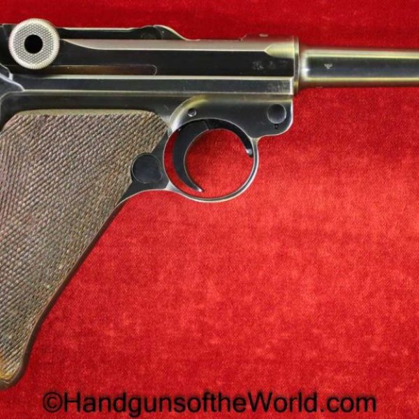 Luger, P.08, Mauser, 42-1940, 9mm, German, WWII, Matching Magazine, Matching Mag, Germany, WW2, Handgun, Pistol, C&R, Collectible, 42, 1940, P08, P 08