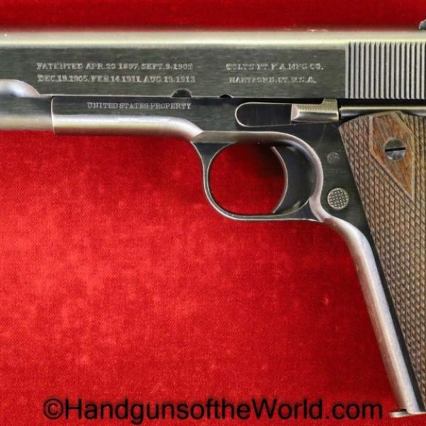 Colt, 1911, .45acp, US, Army, 1917, WWI, WW1, Handgun, Pistol, C&R, Collectible, 45, .45, acp, auto, American, America, AEF, Ameriana, Hand gun