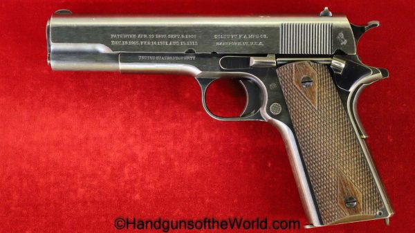 Colt, 1911, .45acp, US, Army, 1917, WWI, WW1, Handgun, Pistol, C&R, Collectible, 45, .45, acp, auto, American, America, AEF, Ameriana, Hand gun