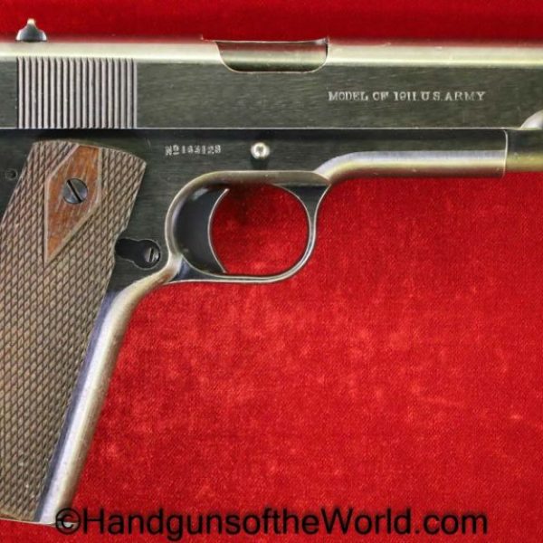 Colt, 1911, .45acp, US, Army, 1917, WWI, WW1, Handgun, Pistol, C&R, Collectible, 45, .45, acp, auto, American, America, AEF, Ameriana, Hand gun