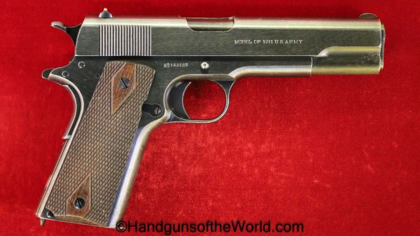 Colt, 1911, .45acp, US, Army, 1917, WWI, WW1, Handgun, Pistol, C&R, Collectible, 45, .45, acp, auto, American, America, AEF, Ameriana, Hand gun