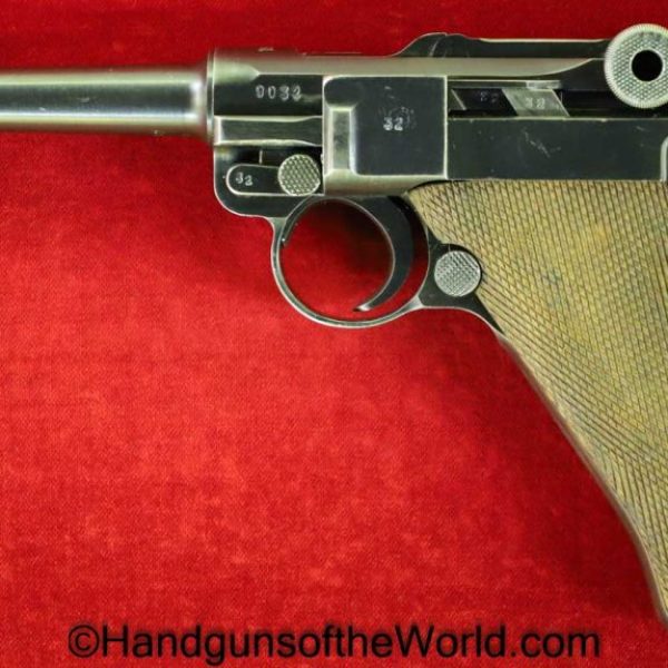 Luger, P.08, Mauser, S/42, 1937, 9mm, Matching Magazine, Matching Mag, Matching Clip, German, Germany, WWII, WW2, Handgun, Pistol, C&R, Collectible, P08