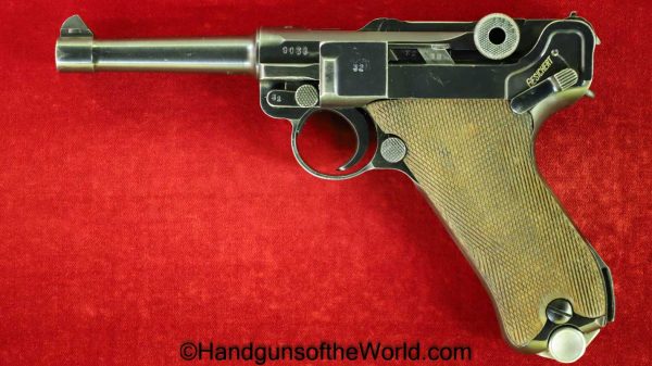 Luger, P.08, Mauser, S/42, 1937, 9mm, Matching Magazine, Matching Mag, Matching Clip, German, Germany, WWII, WW2, Handgun, Pistol, C&R, Collectible, P08