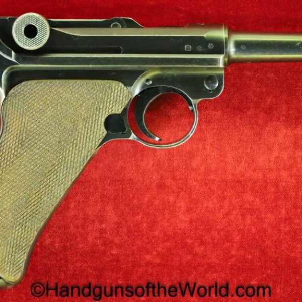 Luger, P.08, Mauser, S/42, 1937, 9mm, Matching Magazine, Matching Mag, Matching Clip, German, Germany, WWII, WW2, Handgun, Pistol, C&R, Collectible, P08