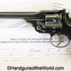 Webley, WG Target Model, .450, .455, with Provenance, Handgun, Revolver, C&R, Collectible, 455, WG, Target Model, 1911, English, British, UK, India, Bombay