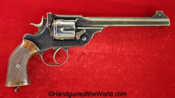 Webley, WG Target Model, .450, .455, with Provenance, Handgun, Revolver, C&R, Collectible, 455, WG, Target Model, 1911, English, British, UK, India, Bombay