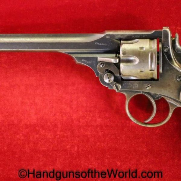 Webley, Mark V, Service Revolver, .45acp, Rare, 7 1/2", Barrel, Provenance, Holster, Handgun, Revolver, C&R, Collectible, British, English, 1915, 7.5"