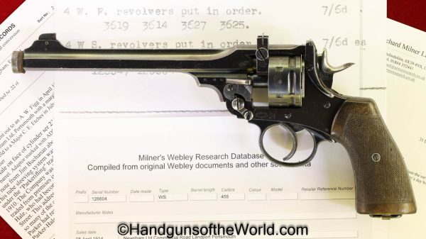 Webley, WS Target Model, .22, with Provenance, Conversion, 22, 22lr, .22lr, Handgun, Revolver, C&R, Collectible, WS, Target Model, English, British, Navy