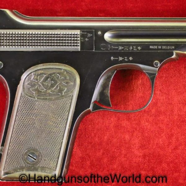 Clement, 1909, 7.65mm, Belgium, Belgian, Handgun, Pistol, C&R, Collectible, Pocket, 7.65, 32, .32, acp, auto, Hand gun, Model, Side Release, Side, Release