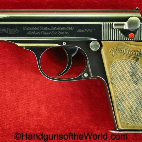 Walther, PPk, 7.65mm, SS, Contract, Muzzle Marked, Matching Magazine, Matching Mag, German, Germany, Handgun, Pistol, C&R, Collectible, 7.65, .32, 32, acp