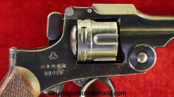 Nambu, Type 26, Revolver, 9mm, Japanese, Military, Japan, Handgun, C&R, Collectible, Type, 26, Hand gun, Vintage, Old, WWI, WW1, WWII, WW2, Top Break