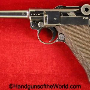 Luger, P.08, Mauser, BYF41, 9mm, Luftwaffe, KU, P08, P 08, P-08, German, Germany, Handgun, Pistol, C&R, Collectible, WWII, WW2, 1941, 41, byf, byf-41