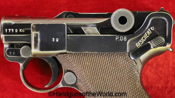 Luger, P.08, Mauser, BYF41, 9mm, Luftwaffe, KU, P08, P 08, P-08, German, Germany, Handgun, Pistol, C&R, Collectible, WWII, WW2, 1941, 41, byf, byf-41