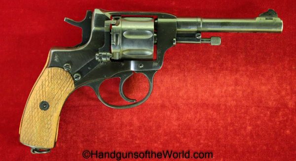 Russian, 1895, Nagant, Revolver, 7.62mm, Dated, 1933, with Holster, Handgun, C&R, Collectible, Russia, Soviet, USSR, Soviet Union, Rig, Hand gun, 7.62